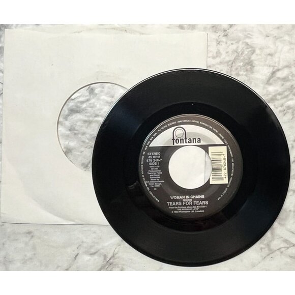 Tears for Fears Woman in Chains / Always in the Past 45 Rock Pop 1989 Fontana - Picture 5 of 6